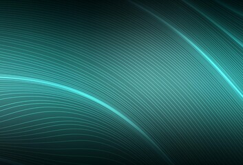 Wall Mural - Dark Green vector blurred background.