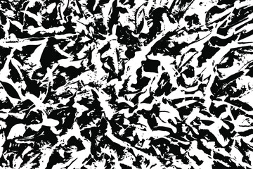 Leinwandbilder - Unevenly filled texture surface with noise, dirt, similar to the leaves of a tree. Vector illustration. Overlay template.