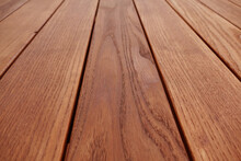 Natural Wood Structure Of Thermal Ash, Several Boards Arranged Vertically, Texture Background Wallpaper