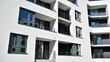 © Grand Warszawski - Multistoried modern, new and stylish living block of flats. Newly built apartment building.