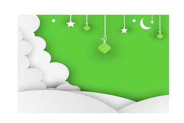 Wall Mural - background for the purposes of Ramadan and Eid al-Fitr