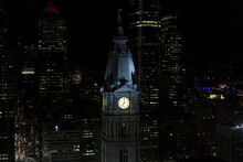 Night View Of Philadelphia City Hall
