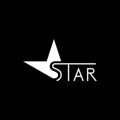 Wall Mural - Star logo vector