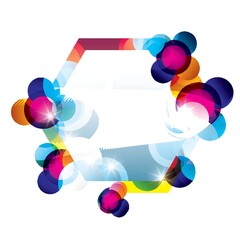 Canvas Print - geometric background design