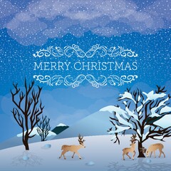 Sticker - Christmas greeting design