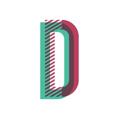 Wall Mural - Letter d