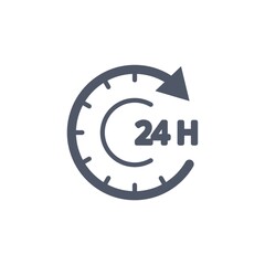 Sticker - 24 hour clock