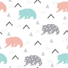 Wall Mural - Scandinavian pattern design