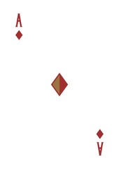 Canvas Print - Ace of diamonds