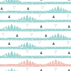 Wall Mural - Scandinavian pattern design