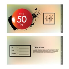 Wall Mural - Gift voucher design