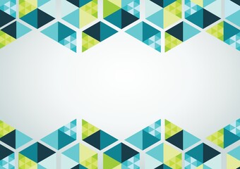 Canvas Print - geometric background design