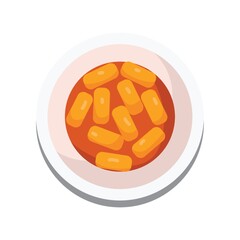 Sticker - tteokbokki