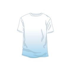 Wall Mural - gradient color tshirt