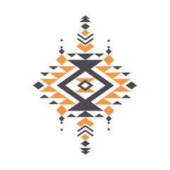 Poster - aztec pattern