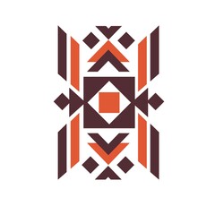 Canvas Print - aztec pattern