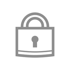 Canvas Print - Padlock icon