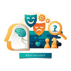 Sticker - Psychology concept