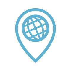 Poster - Global location icon