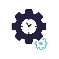 Sticker - Clock settings icon