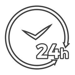 Sticker - 24 hours icon