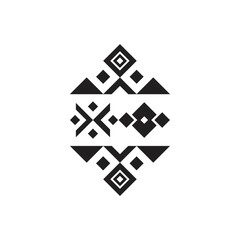 Poster - Aztec pattern design