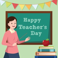 Sticker - Happy teacher's day design