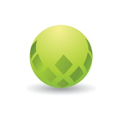 Sticker - spherical logo element design