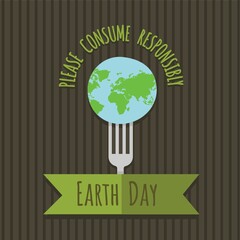 Sticker - earth day design