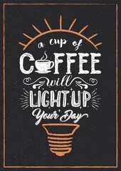 Poster - coffee theme design