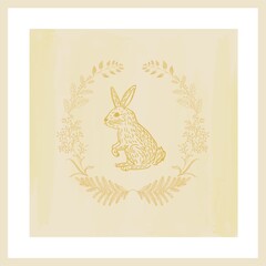 Sticker - rabbit design