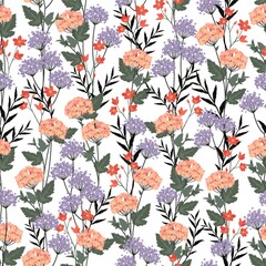 Sticker - floral background concept