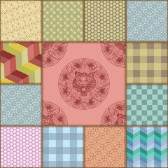 Canvas Print - Abstract background design