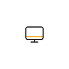 Canvas Print - monitor icon