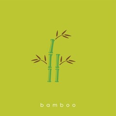 Sticker - Bamboo plant.