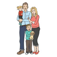 Wall Mural - family portrait