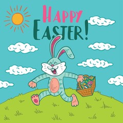 Sticker - Happy easter design