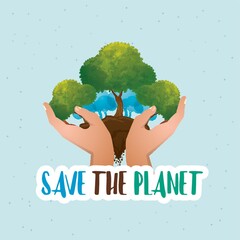 Sticker - earth day design