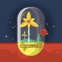 Sticker - earth day design