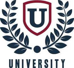 Wall Mural - university logo element