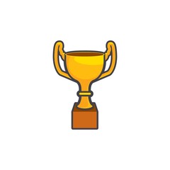 Sticker - sports trophy