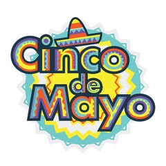 Sticker - Cinco de mayo design