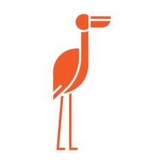 Sticker - stork