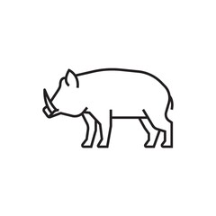 Wall Mural - wild boar