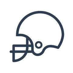 Poster - Sports helmet icon