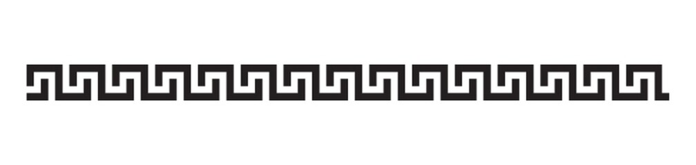 Wall Mural - greek pattern border design