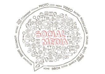 Sticker - Social media concept