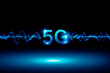© studio I.M.S - 光のアブストラクトと5Gの電波イメージCG