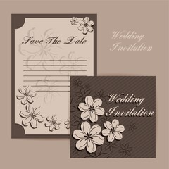 Poster - Wedding invitational card design