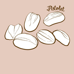 Sticker - Hand-drawn Pistolet bread illustration